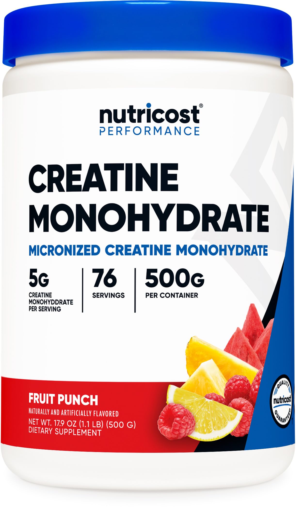 Nutricost Creatine Monohydrate Powder (Fruit Punch, 500 Gram) Nutricost buy supplements canada