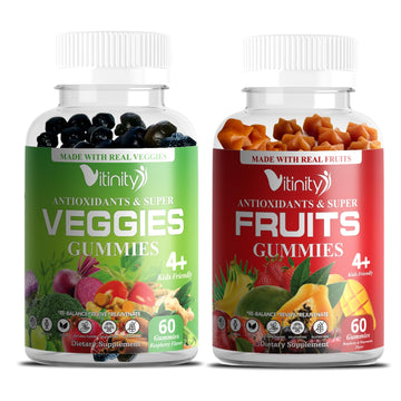 VITINITY Made with Real Fruit-Real Veggie Gummies-Superfood Vegetable Vitamin Sup VITINITY buy supplements canada