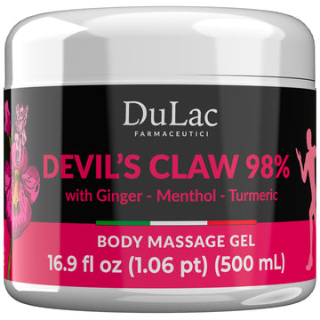 Dulac - Devil's Claw 98% Cream Maximum Strength 16.9 Fl Oz, Natural Joint and Muscle Comfort Cream, Enriched with Menthol for Cool Effect DULÀC FARMACEUTICI 1982 buy supplements canada
