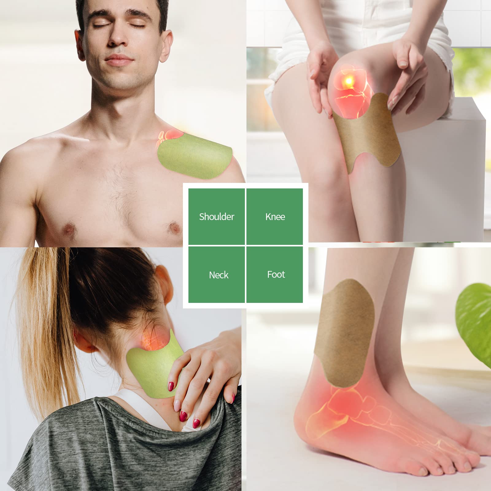 Knee Patch 72 Pcs, for The Relief of Muscle Pain in Joints, Neck and Shoulders, Long-Lasting Warm Knee Patches Maengve buy supplements canada