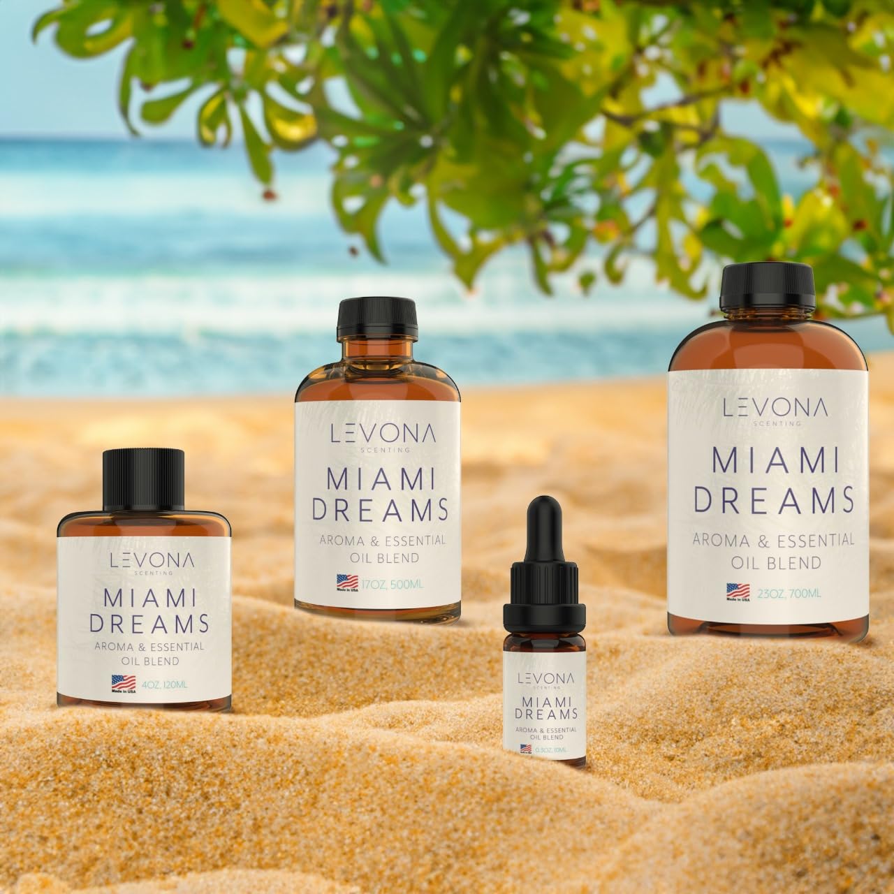 Levona Scent Essential Oils for Diffusers for Home: Miami Dreams Hotel & Home Luxury Scents Fragrance Oil LEVONA SCENT buy supplements canada