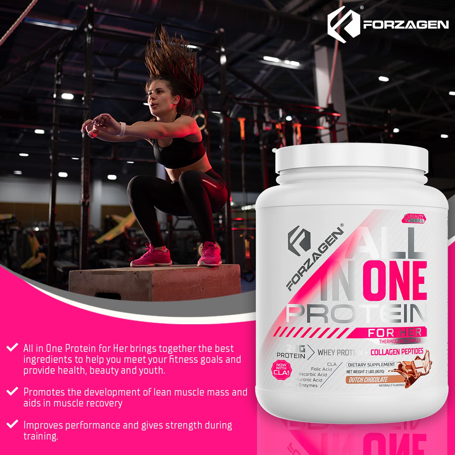 Forzagen Protein Powder for Women - Protein Shake With Collagen Powder for Women Forzagen buy supplements canada