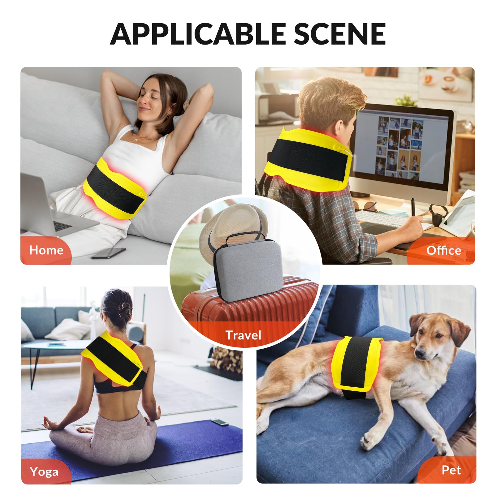Fimem Red Light Therapy Belt 660nm 850nm 940nm, Red Light Therapy Device for Back, Infrared Light Therapy Fimem buy supplements canada