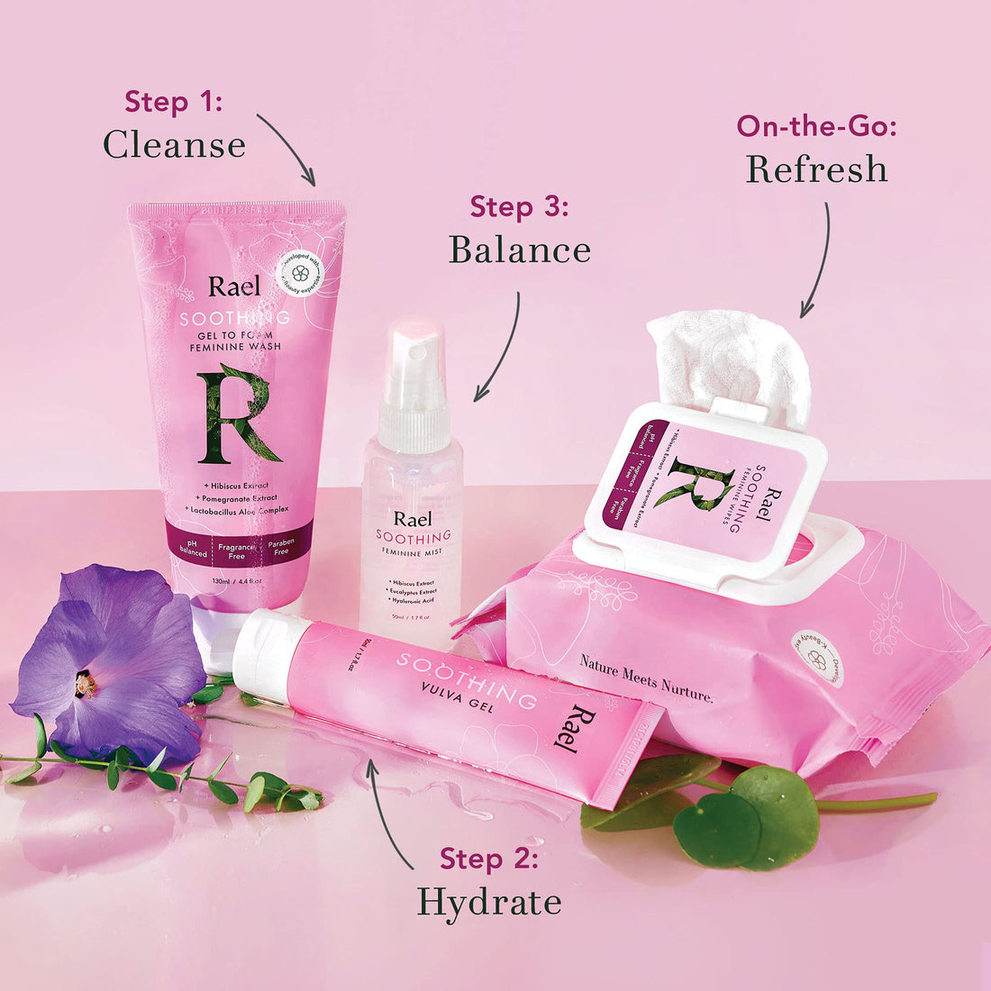 Rael Vaginal Moisturizer, Soothing Vulva Gel - pH Balance Intimate Skin Care for Women, All Skin Types Rael buy supplements canada