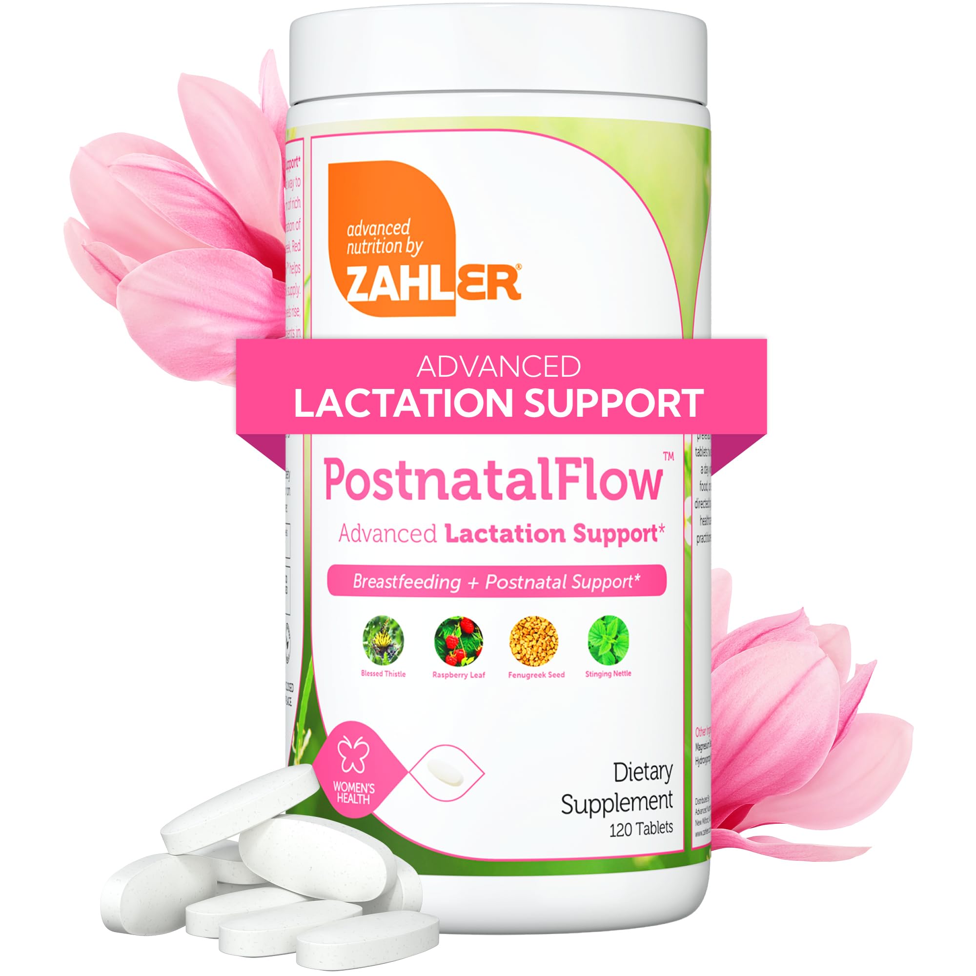 Zahler Postnatal Flow for Advanced Lactation Support, Breastfeeding + Postnatal Support, 120 Tablets. Zahler buy supplements canada