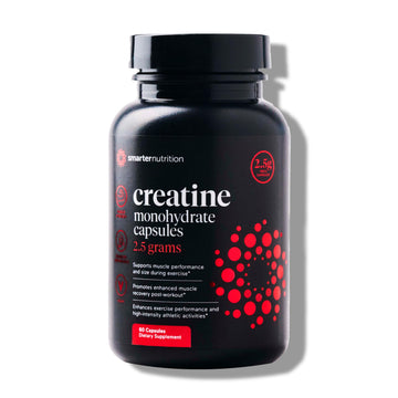 SMARTERNUTRITION Creatine Monohydrate Pills with 2500mg (2.5g) Per Serving, Vegan Capsules - Pre & Post Workout Recovery Support, Promotes Muscle Mass &. Endurance - 60 Count[30-Day Supply] SMARTERNUTRITION buy supplements canada