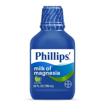 Phillips' Fresh Mint Milk of Magnesia Liquid,26 Fl Oz (Pack of 2) Phillips' buy supplements canada