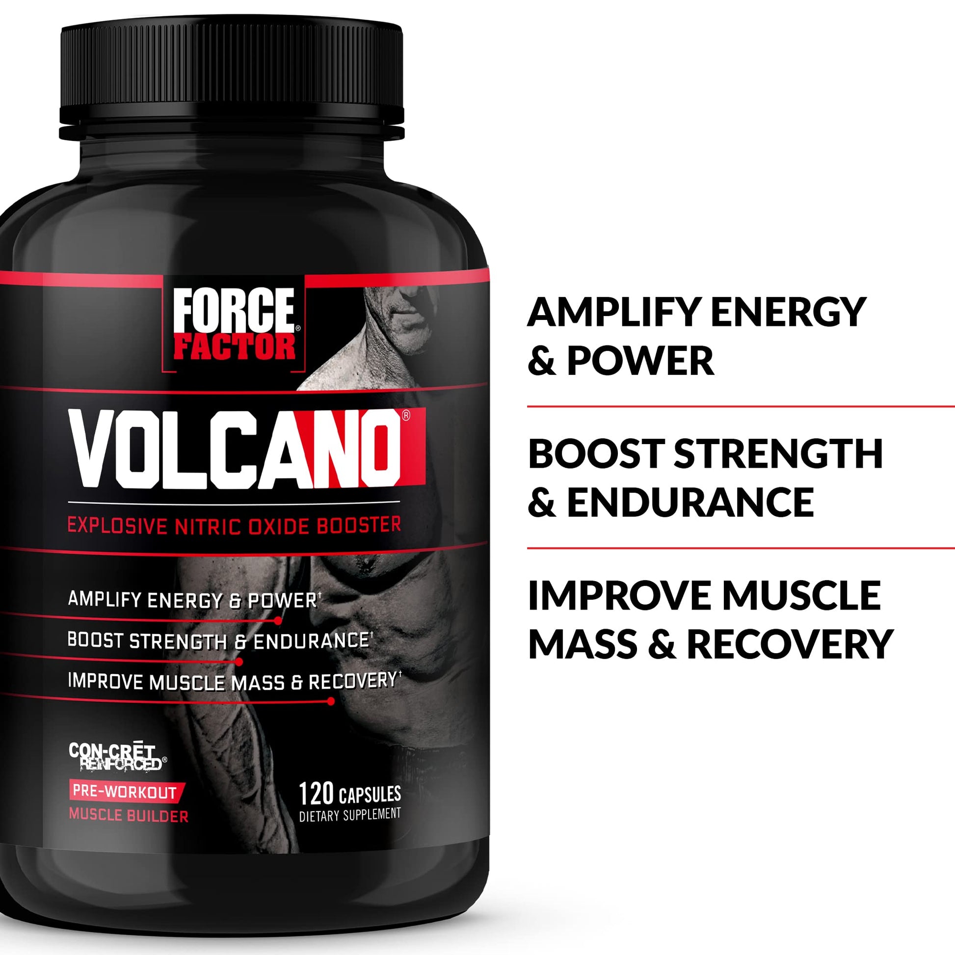 Force Factor Volcano Pre Workout Nitric Oxide Booster Supplement for Men with Creatine Force Factor buy supplements canada