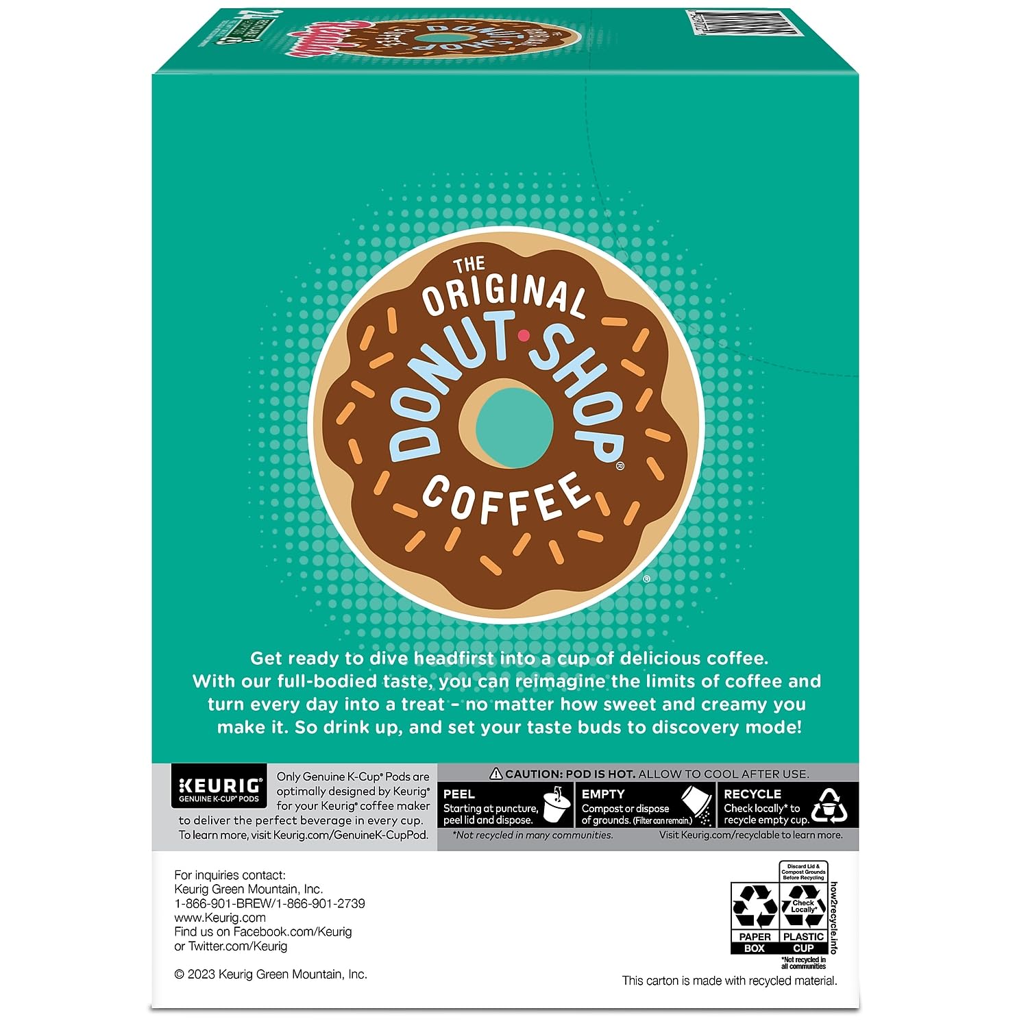 The Original Donut Shop Regular Keurig Single-Serve K-Cup Pods, Medium Roast Coffee The Original Donut Shop buy supplements canada