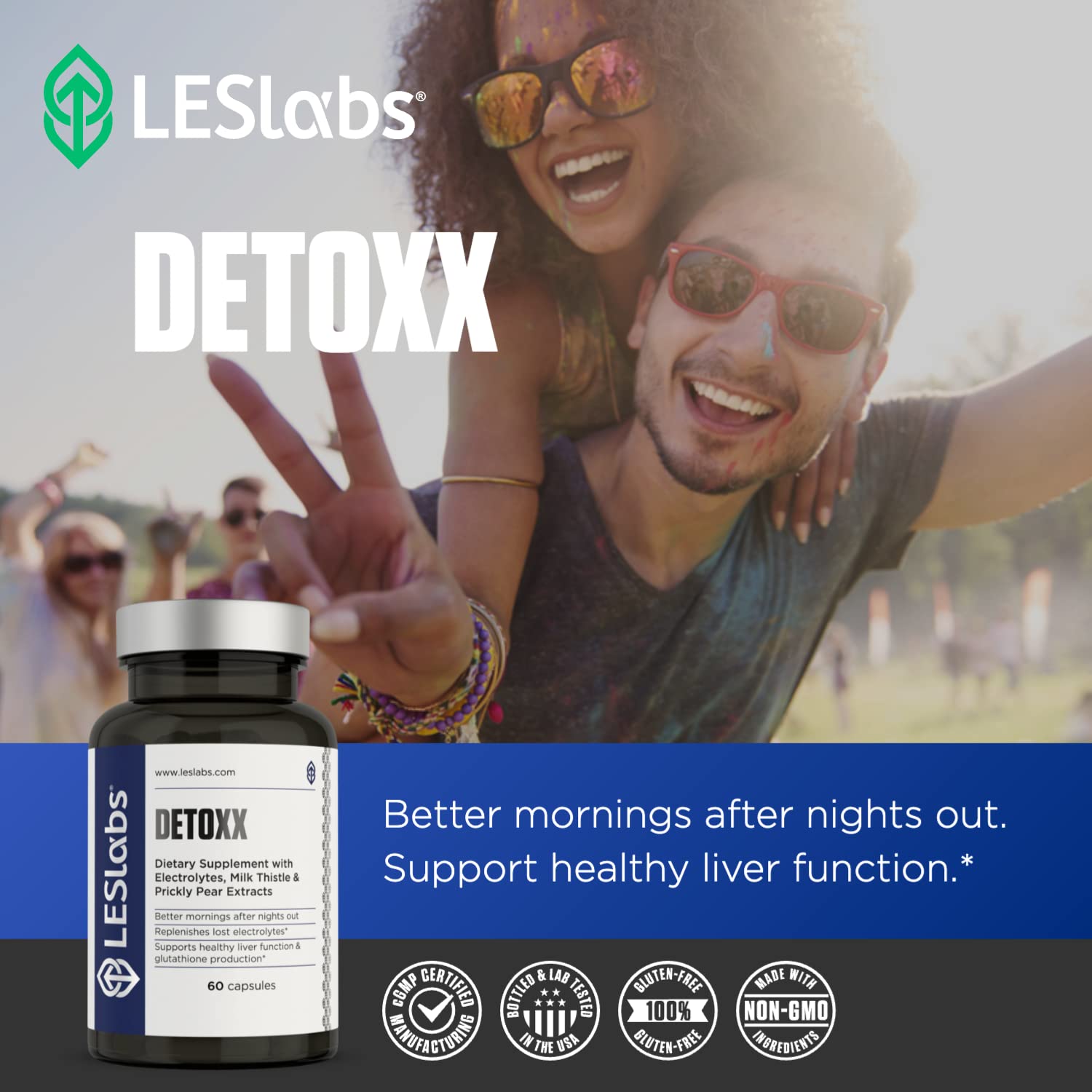 LES Labs DeToxx – Better Mornings & Recovery, Liver Support, Electrolyte Replenishment LES Labs buy supplements canada