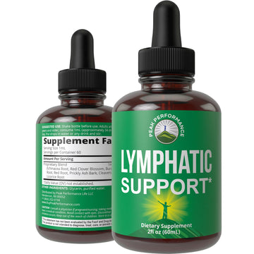 Lymphatic Drainage Drops. Sugar Free 7-in-1 Lymph Detox and Cleanse Support. Vegan Supplement with Echinacea, Red Clover Blossom, Burdock Root, Cleavers Herb, Licorice Root, and More! Peak Performance buy supplements canada