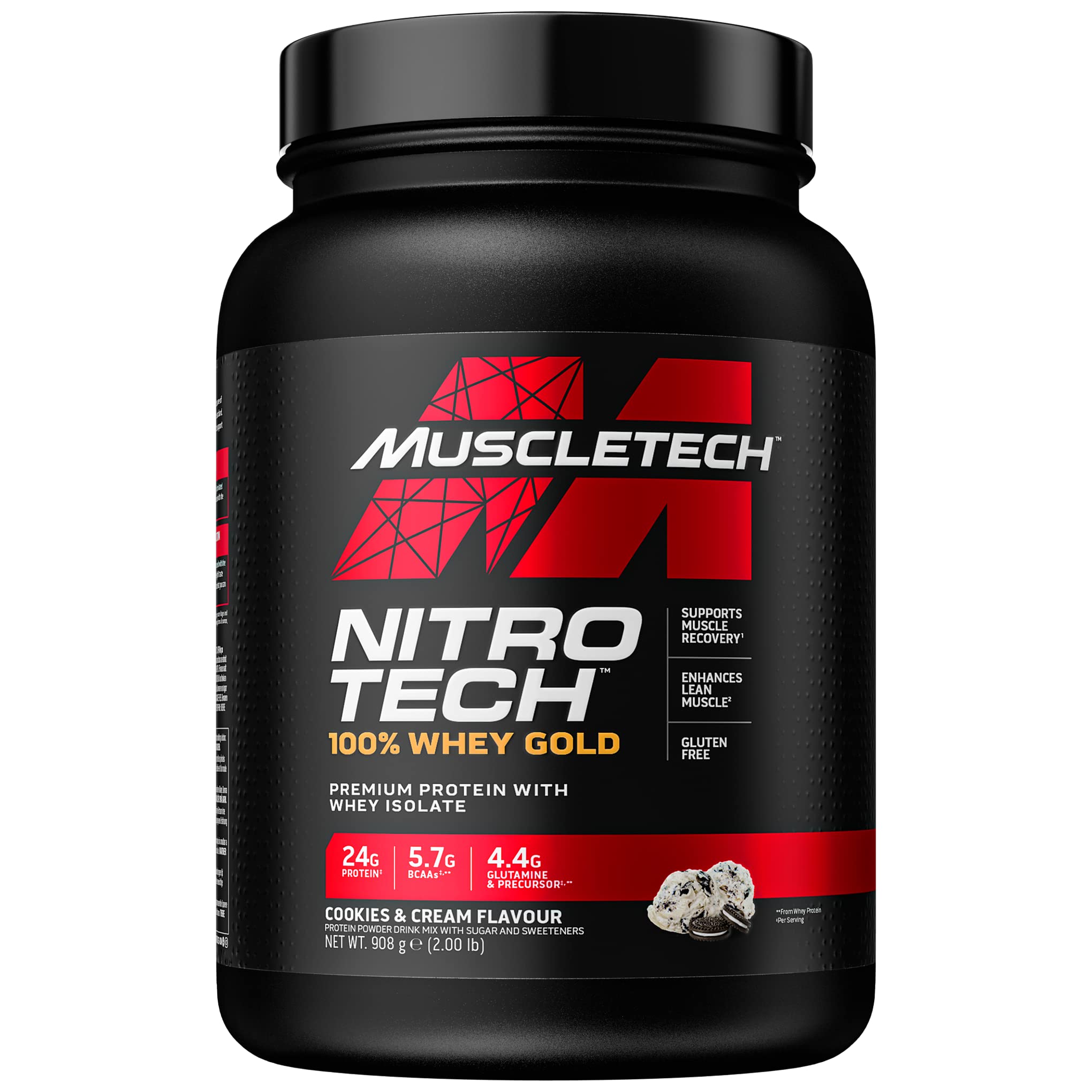 MuscleTech NitroTech 100% Whey Gold Protein Powder, Build Muscle Mass, Whey Isolate Protein Powder Muscletech buy supplements canada