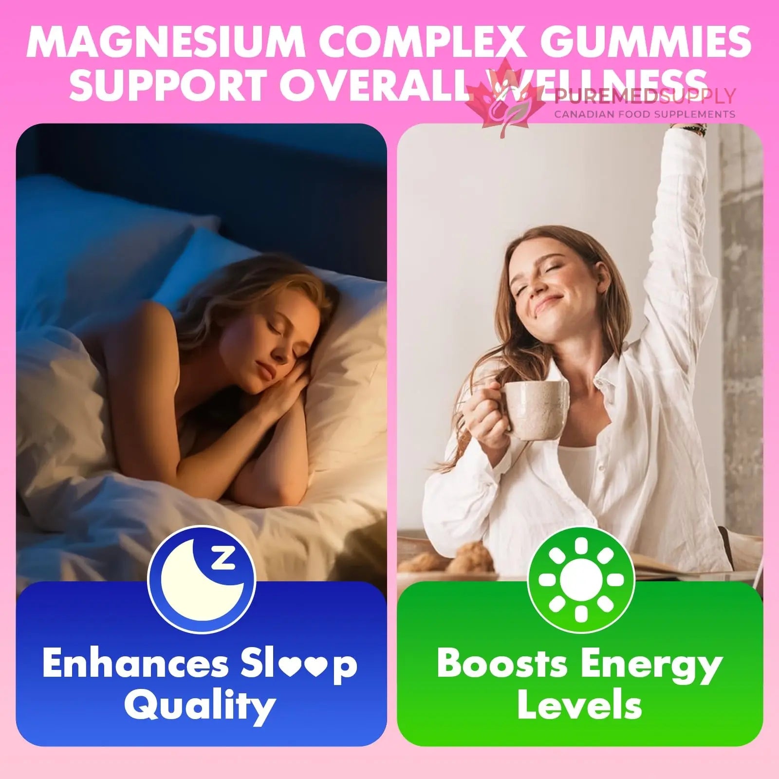 softbear Magnesium Complex Gummies for Women & Men & Kids, 8 in 1 Magnesium Complex Supplement 1000mg-Magnesium Glycinate,Citrate,Malate Supports Calm, Zzz, Muscle Cramp, Strawberry Flavor 120 Count softbear buy supplements canada