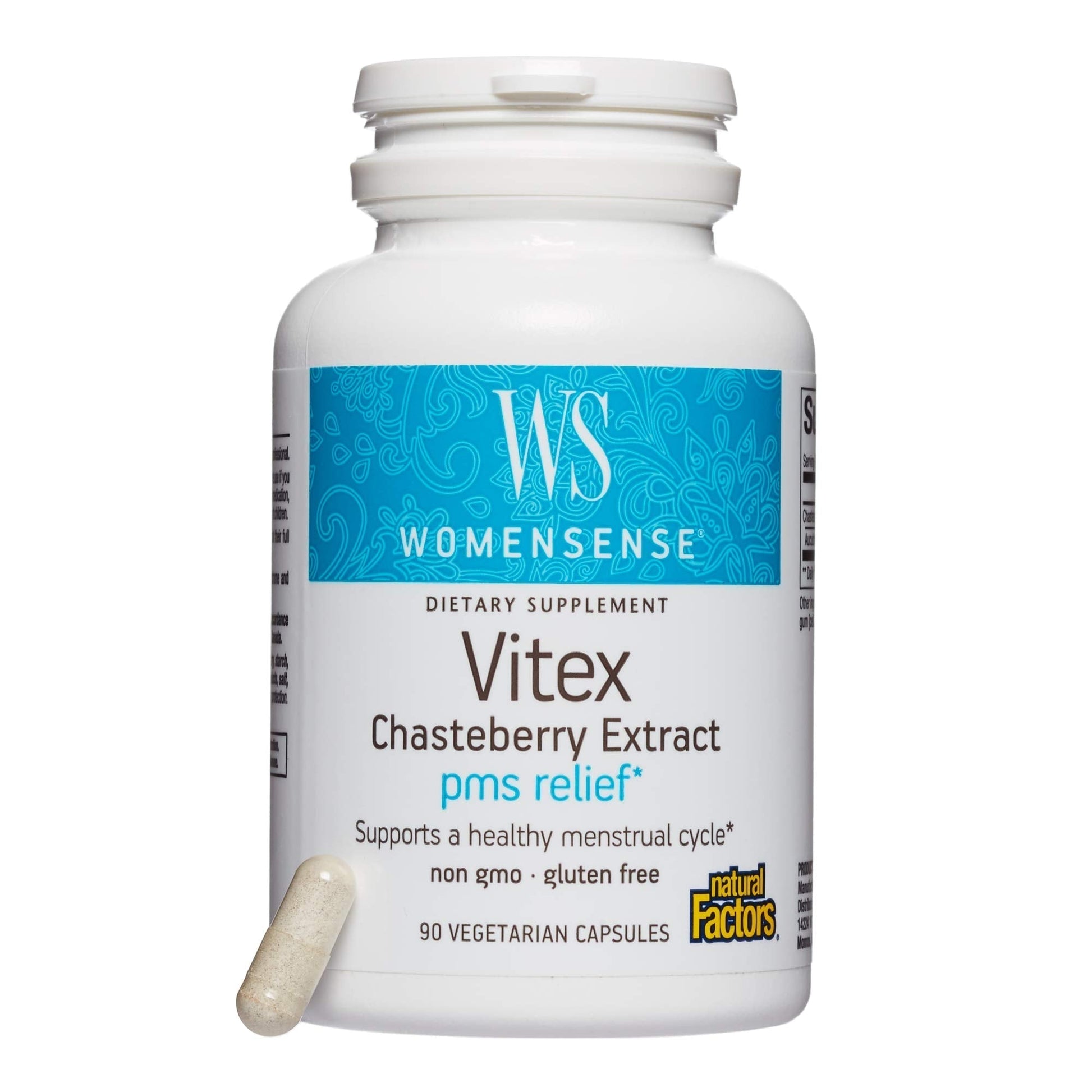 WomenSense by Natural Factors, Vitex Chasteberry Extract, Helps Sooth Symptoms of PMS and Menopause Natural Factors buy supplements canada