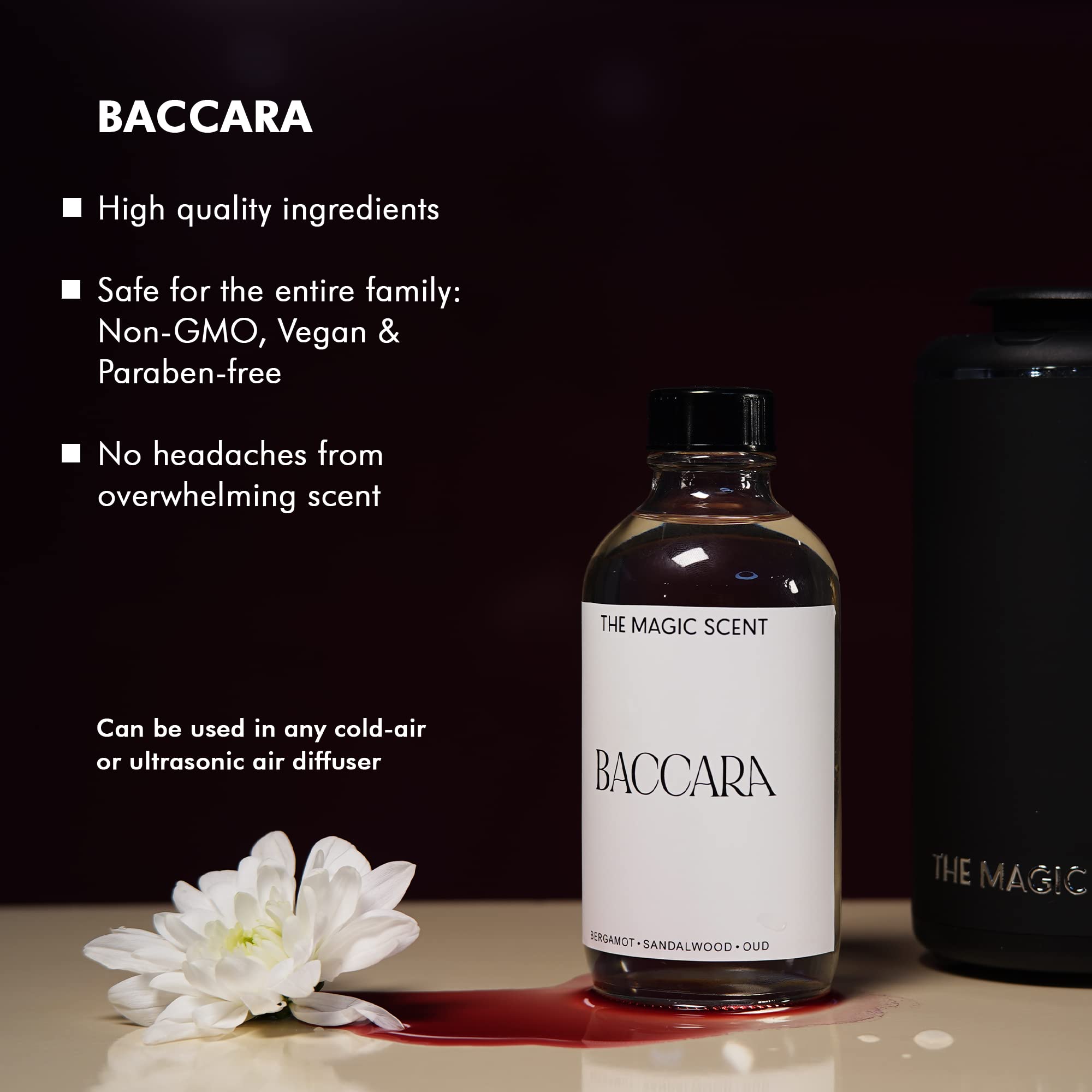 The Magic Scent "Baccara" Oils for Diffuser - HVAC, Cold-Air, & Ultrasonic Diffuser Oil Inspired THE MAGIC SCENT buy supplements canada