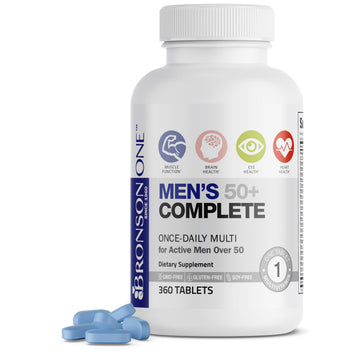 Bronson ONE Daily Mens 50+ Complete Multivitamin Multimineral, 360 Tablets Bronson buy supplements canada
