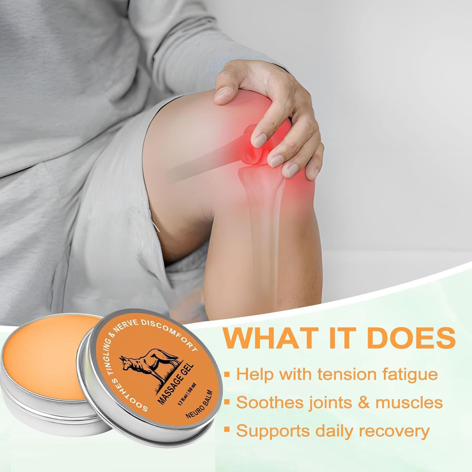 Neuro Balm, Joint & Muscle Soothing Cream, Natural Nerve & Joint Support Balm, Fast-Acting Herbal Formula for Tingling, Burning & Stiffness, Pain Relief, Daily Body Care (1Pcs) Lunkun buy supplements canada