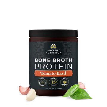 Ancient Nutrition Bone Broth Protein Powder, Tomato Basil, Grass-Fed Chicken and Beef Ancient Nutrition buy supplements canada