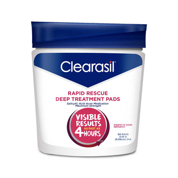 Clearasil Rapid Rescue Deep Treatment Acne Face Pads, Maximum Strenght with 2% Salicylic Acid Acne Clearasil buy supplements canada