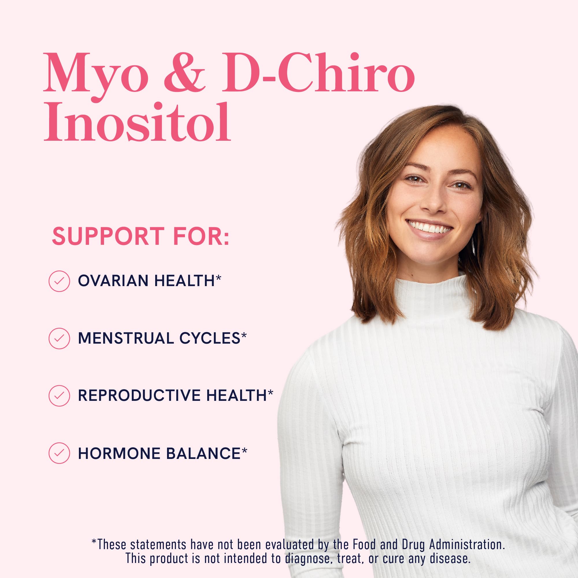 Myo-Inositol & D-Chiro Inositol for Hormone Balance for Women | Microbeadlets to Regulate Menstrual Cycle & Support Ovarian Health | 40:1 Ratio Myo & D Chiro | Non-GMO | 120 Ct (1 Month Supply) SMNutrition buy supplements canada