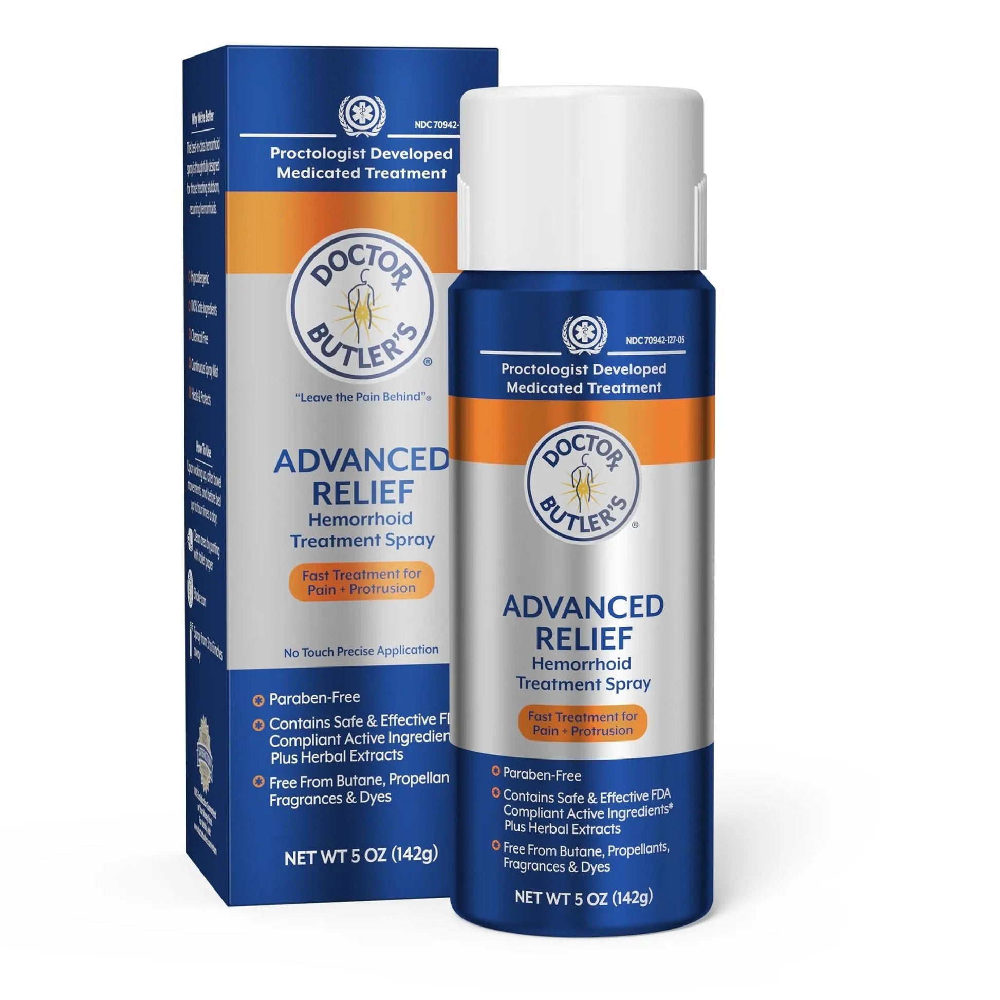 Doctor Butler's Advanced Relief Hemorrhoid Spray – Advanced Relief Hemorrhoid Treatment Spray with Witch Hazel to Help with Sensitive Skin, Itch Relief, and Swelling Relief* (5oz) Doctor Butler's buy supplements canada