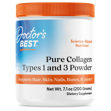 Doctor's Best Pure Collagen Types 1 & 3, Promotes Healthy Skin Hair & Nails – Bone & Joint Support, 7.1 Ounce (Pack of 1) Doctor's BEST buy supplements canada