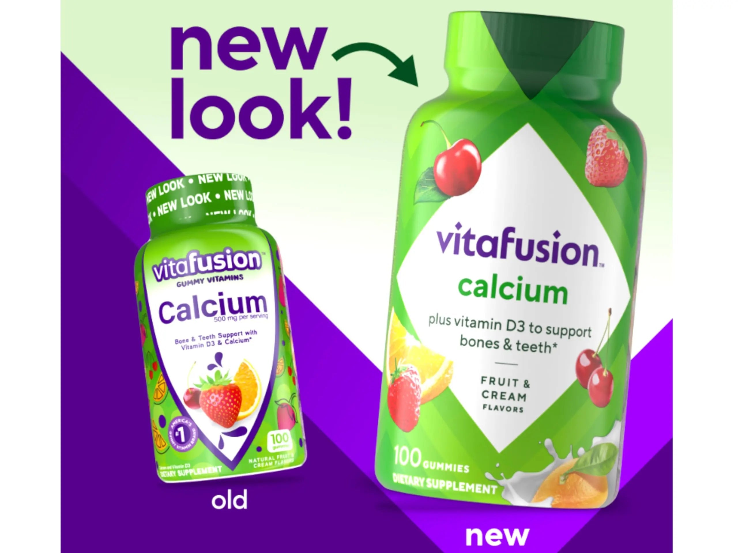 Vitafusion Calcium Adult Gummy Vitamins, 100 Gummy Vitamins Vitafusion buy supplements canada