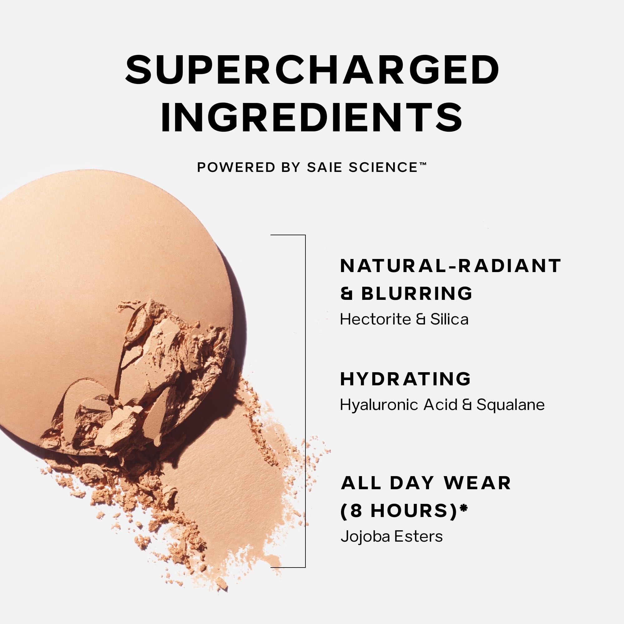 Saie Slip Tint Baked Setting Powder - Translucent Powder for Face Makeup with a Natural-Radiant Finish - Blurs, Brightens & Smooths Complexion - Translucent 2 - Light to Medium (0.24 oz) Saie buy supplements canada