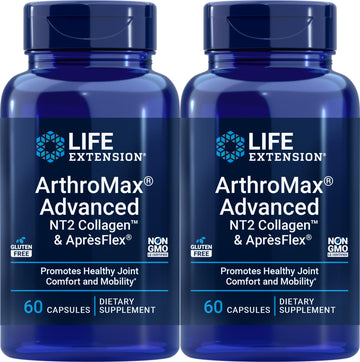 Life Extension ArthroMax Advanced with NT2 Collagen & ApresFlex, 60 Capsules (Pack of 2) Life Extension buy supplements canada