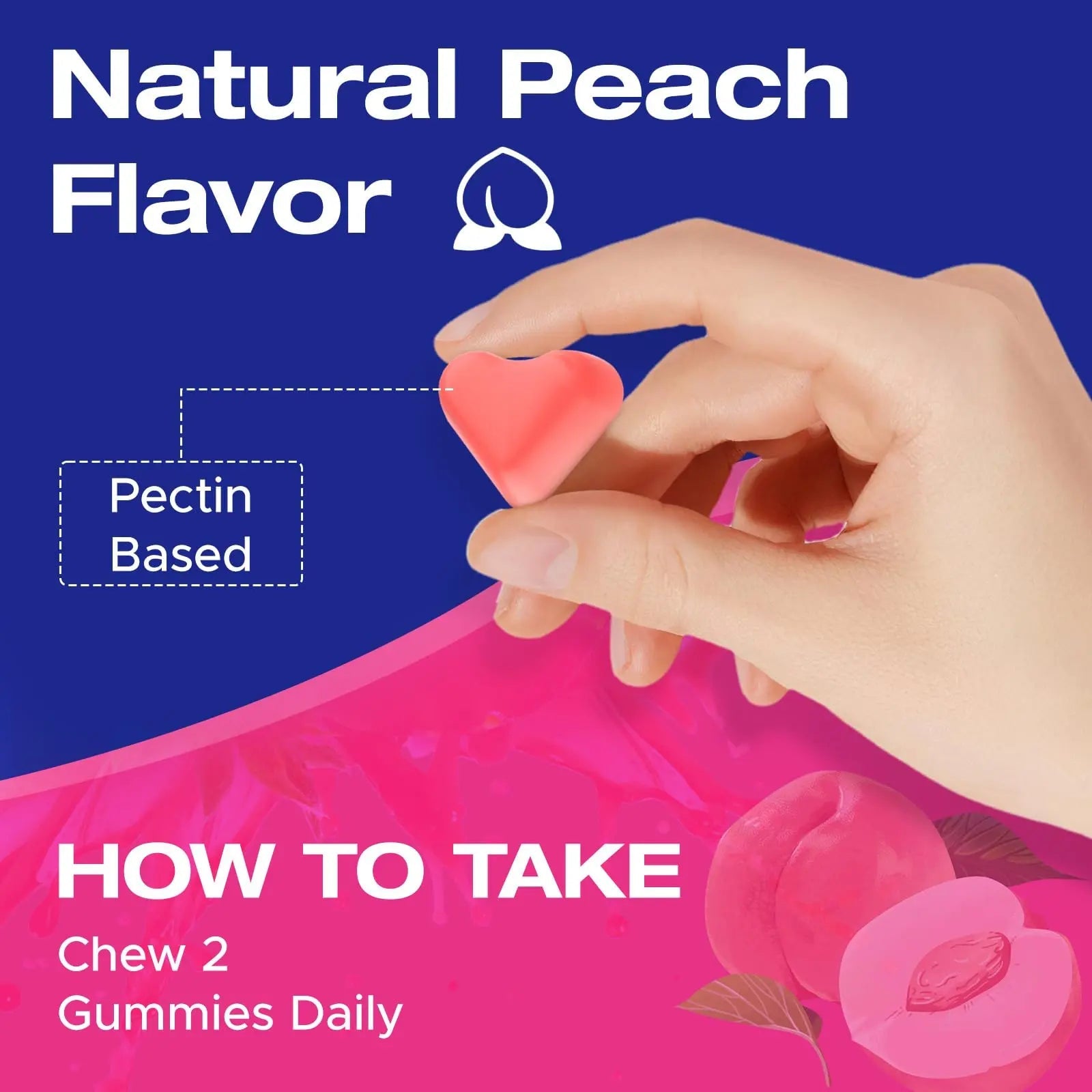 Jovariquethor Booty Gummies for Women - BBL Gummies with Multivitamins and Herbal Extracts - Peach Flavor - 60 Count Jovariquethor buy supplements canada