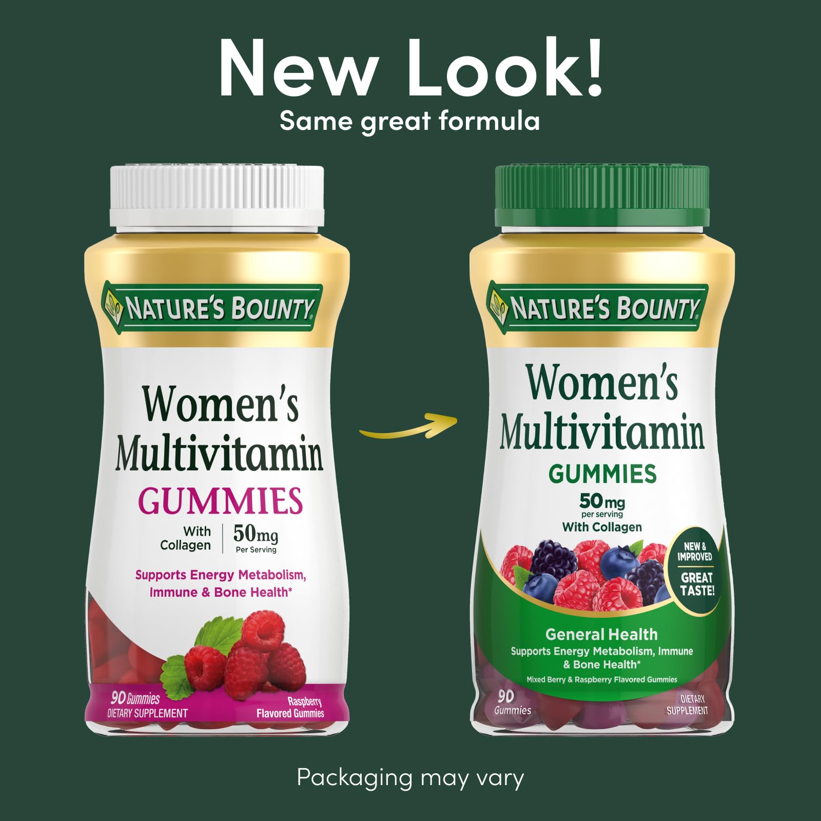 Nature's Bounty Women Multivitamin Gummies, Vitamin Supplements for Adults, General Health, Supports Immune and Bone Health, Nature's Bounty buy supplements canada