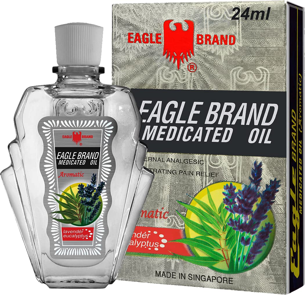 Eagle Brand Natural Aromatic Lavender Medicated Oil for Muscle Aches and Pains, Includes One Individual .8 oz. Bottle Eagle Brand buy supplements canada
