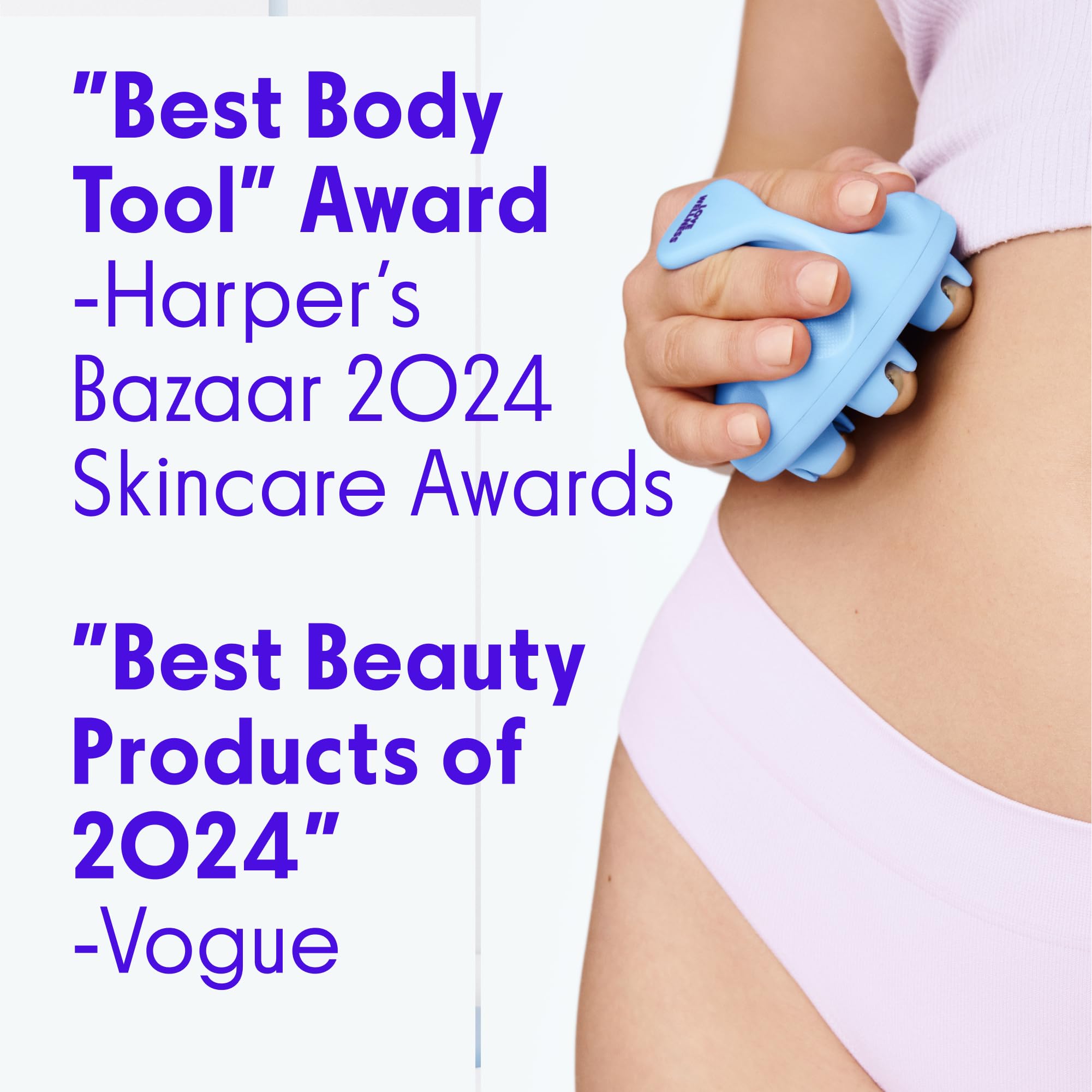 Love Wellness Bye Bye Bloat Lymphatic Massage Roller | Handheld Massager and Body Sculpting Tool | Supports Lymphatic Drainage, Bloating Relief, Skin Hydration & Boost Circulation | 1 Count Love Wellness buy supplements canada