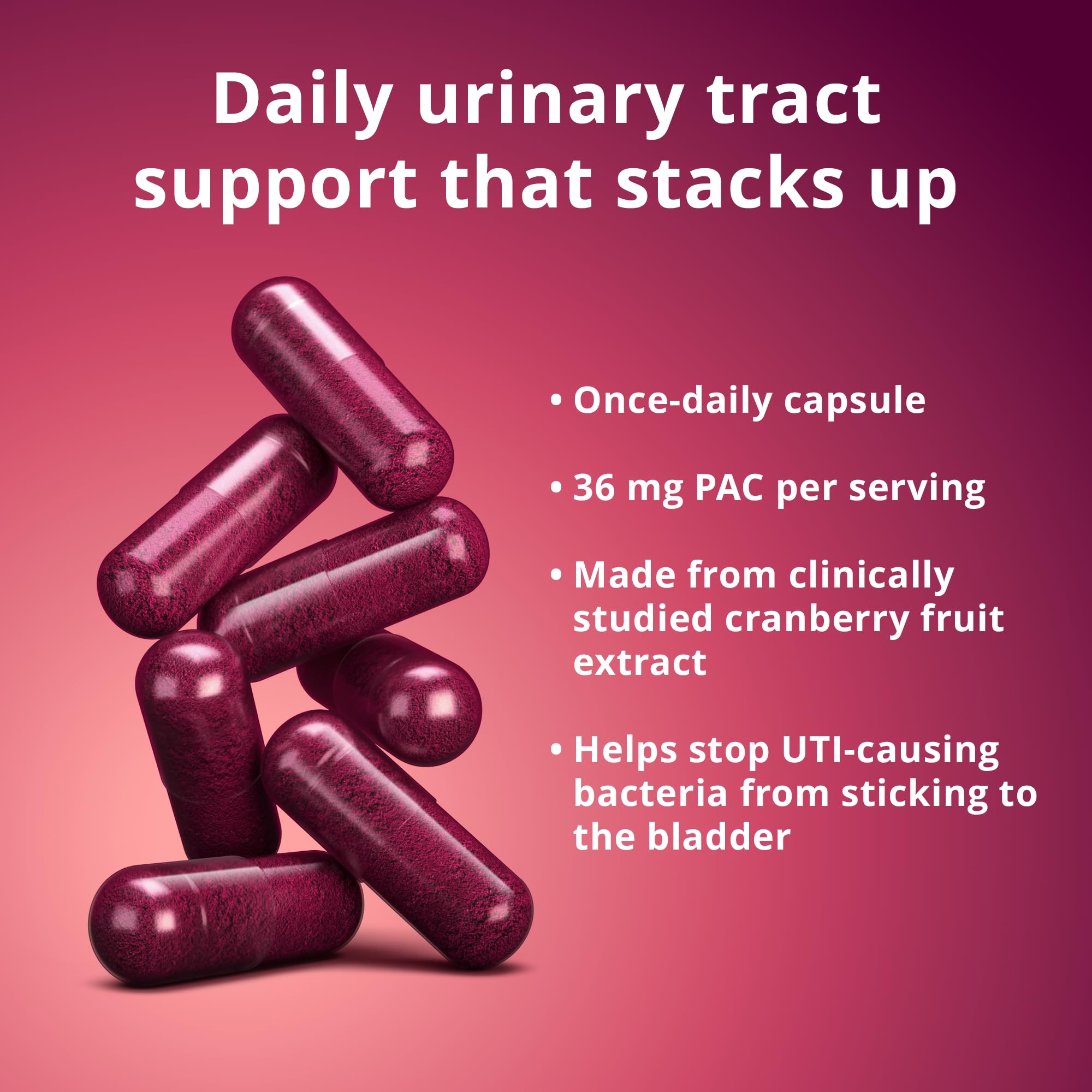 Solv Wellness Urinary Health 36 mg Cranberry PAC – Whole Cranberry Fruit Extract, Daily Urinary Tract Health Support, 30 Capsules Solv Wellness buy supplements canada