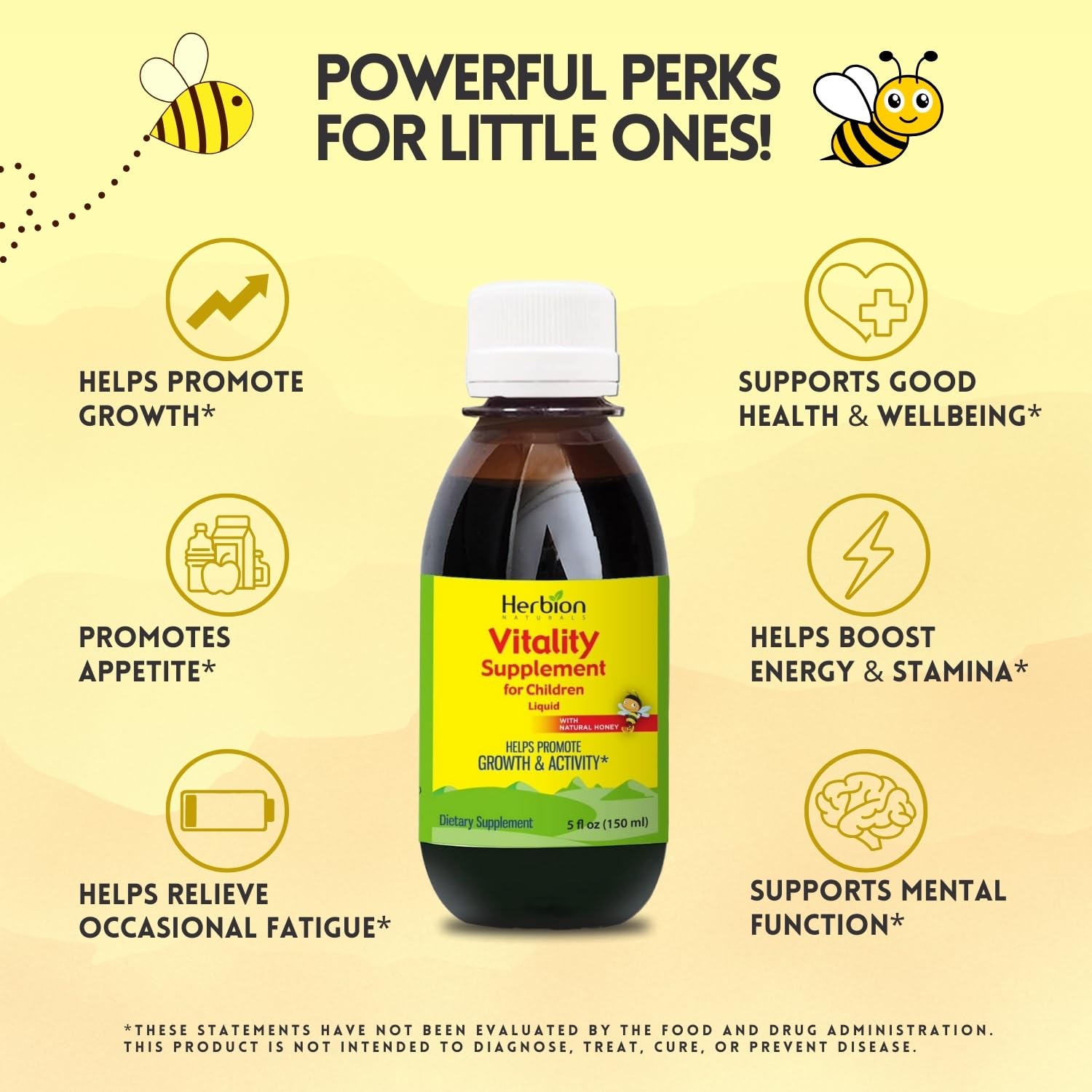 Herbion Naturals Vitality Supplement Syrup for Children, Promotes Growth and Appetite Herbion Naturals buy supplements canada
