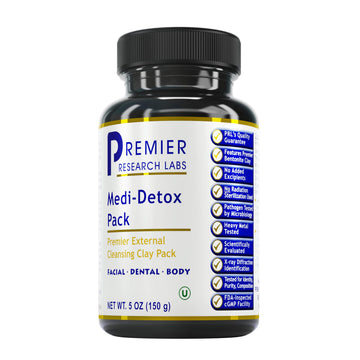 Premier Research Labs Medi-Dental Pack - Detoxifying Volcanic Clay - Dental & Body Cleansing - With Calcium Smectites Silica & Mineral Oxides - 5 oz Premier Research Labs buy supplements canada