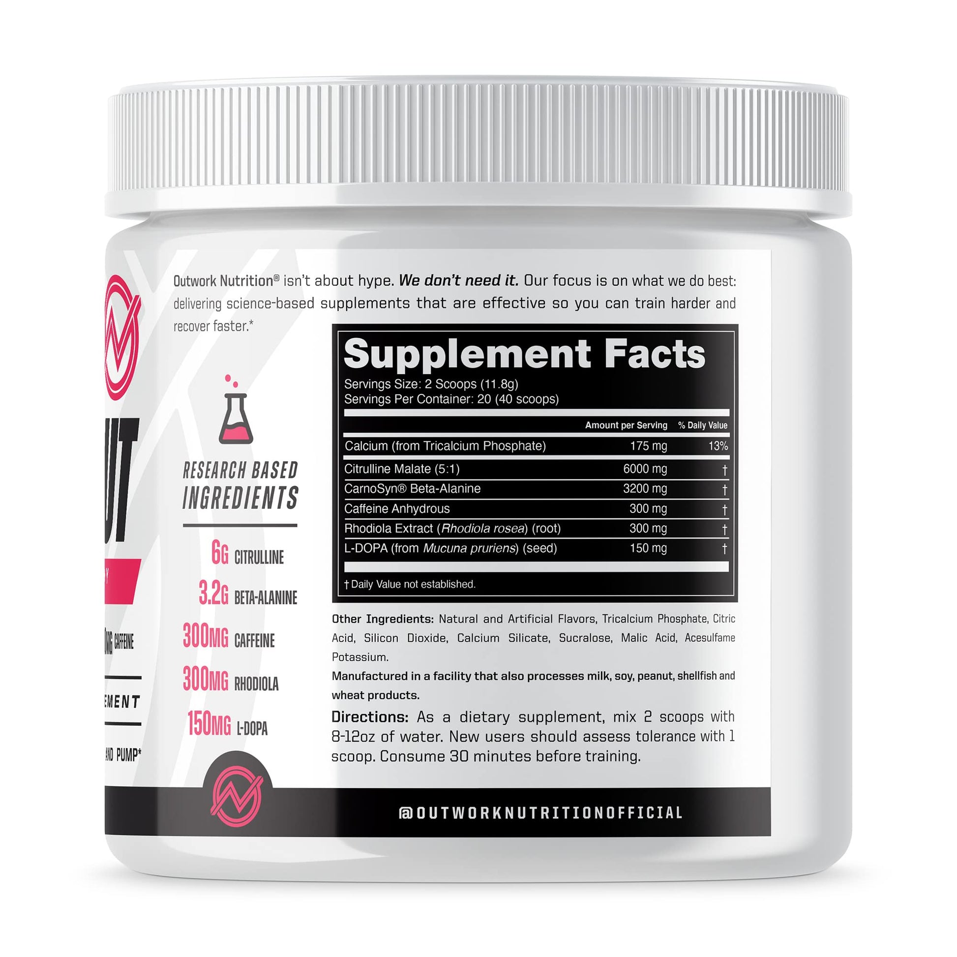 Outwork Nutrition Pre-Workout Supplement with Nootropics - Energy & Mental Focus Outwork Nutrition buy supplements canada