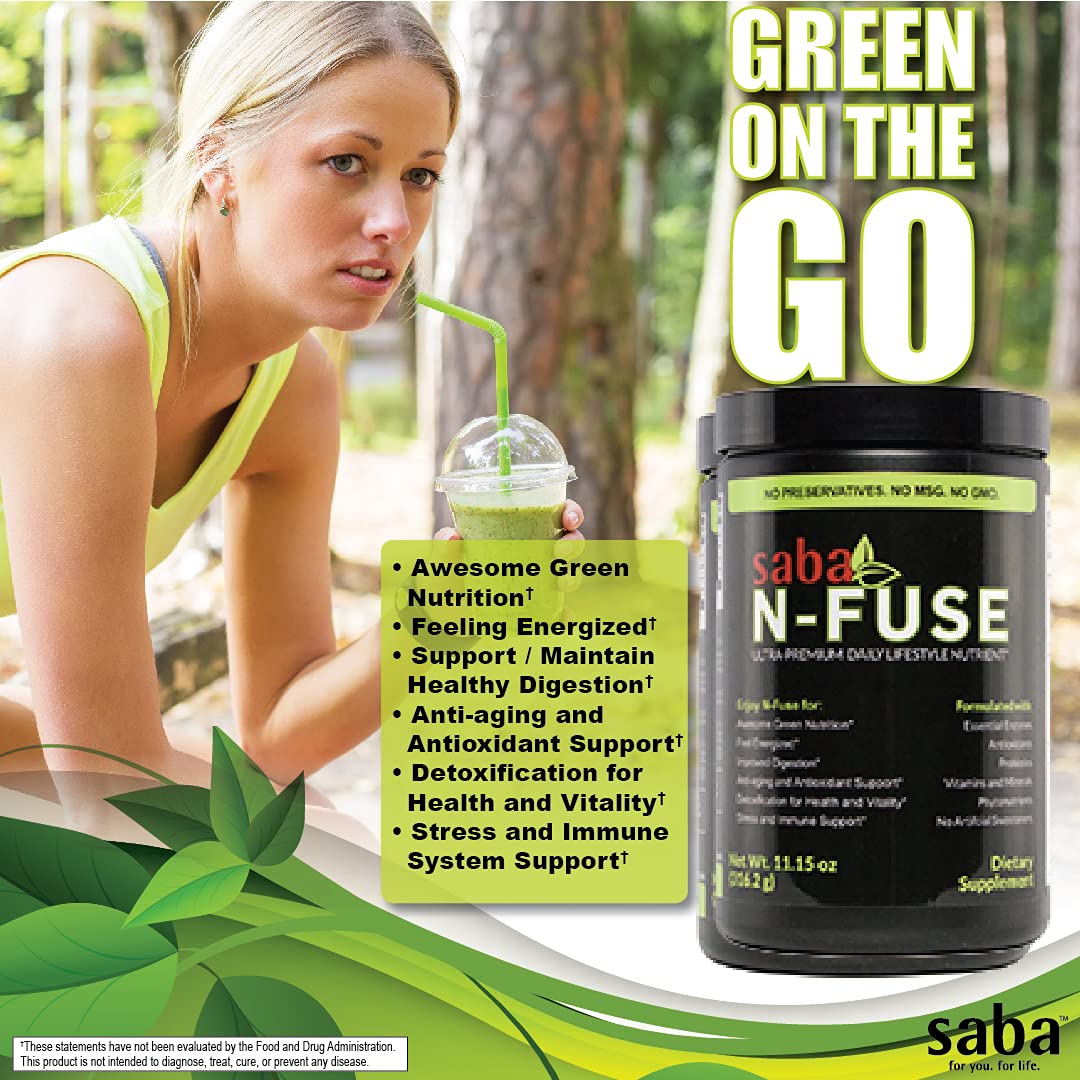 Saba N-Fuse-Whole Food Daily Nutrition,-Phytonutrients, Pre and Probiotics, Enzymes Saba buy supplements canada