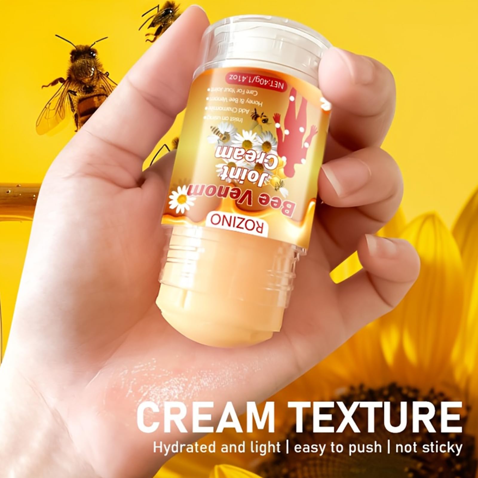Bee Venom Joint Cream – Advanced Joint Support Cream with Honey & Chamomile, Soothing Formula for Aches & Stiffness in Knees, Hands, Back, Natural Relief Cream for Daily Joint Care (Bee venom) Generic buy supplements canada