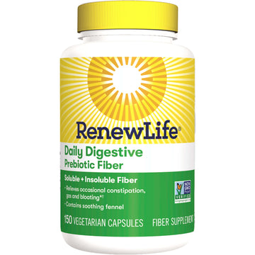 Renew Life Adult Daily Digestive Prebiotic Fiber, 150 Vegetarian Capsules Renew Life buy supplements canada
