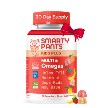 SmartyPants Kids Multivitamin Gummies - Improved Formula: Omega 3 (DHA/EPA), Vitamins D3, C, B12, B6, Vitamin A, K & Zinc SmartyPants buy supplements canada