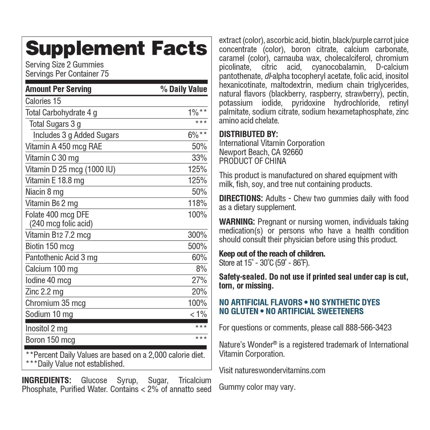 Nature's Wonder Women's Multivitamin Gummies, Supports Energy, Metabolism, Bone and Immune System Health Nature's Wonder buy supplements canada