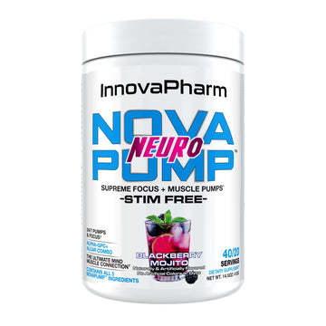 InnovaPharm NOVAPUMP Neuro (BlackBerry Mojito) Powder - 14.5 Ounces InnovaPharm buy supplements canada