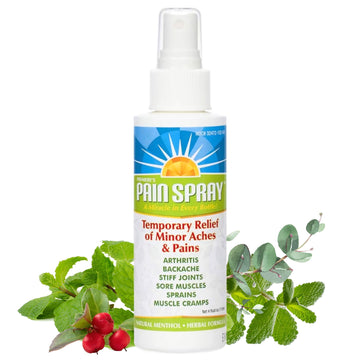 Premiere's Pain Spray All-Natural Menthol & Peppermint Oil Herbal Blend for Joint and Nerve Pain, Muscle Soreness, Sprains, Cramps, Sports Injuries, Back Pain & Neck Shoulder Aches - One Pack Premiere's Pain Spray buy supplements canada