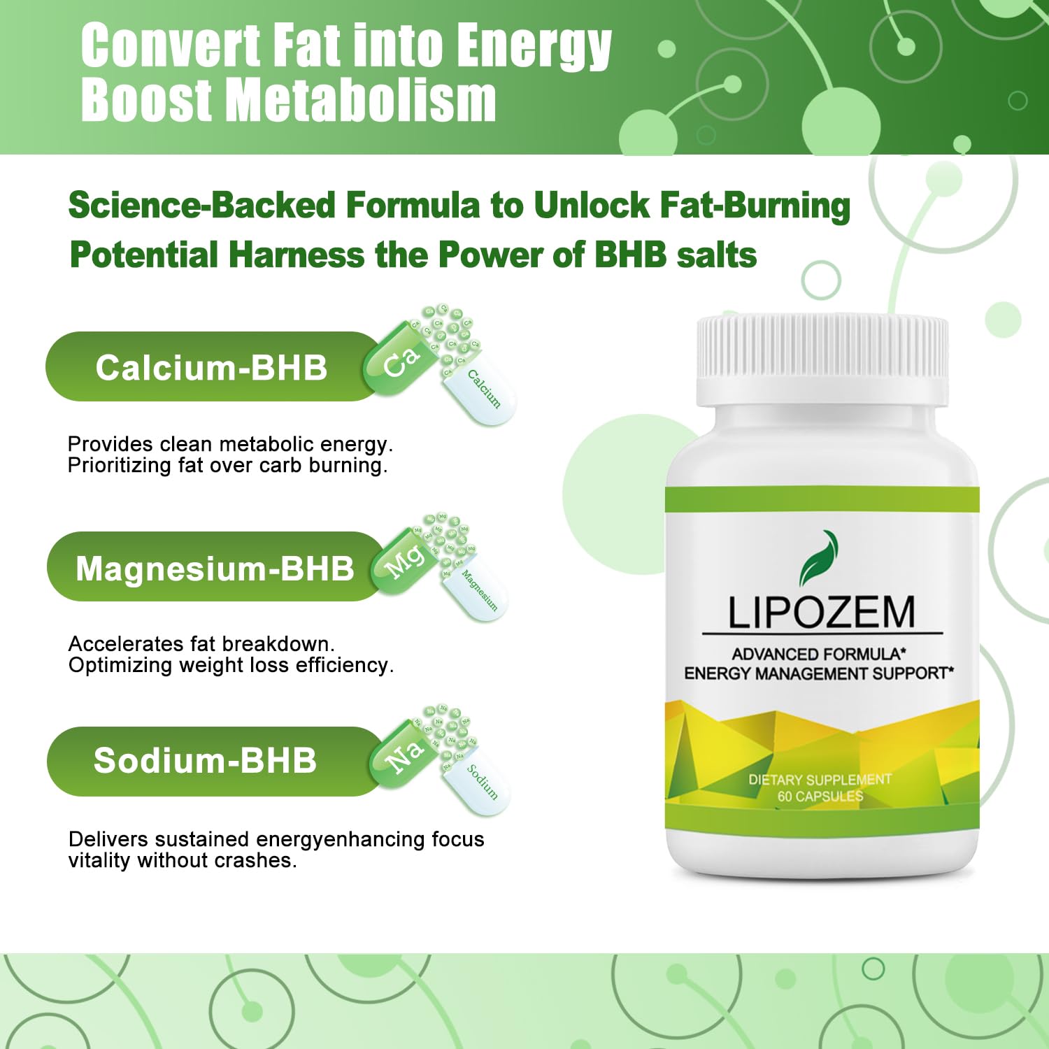 Advanced BHB Supplements, Support Natural Weight Management, Third-Party Tested, Vegan, Gluten Free, Non GMO, 60 Capsules Aimacro buy supplements canada