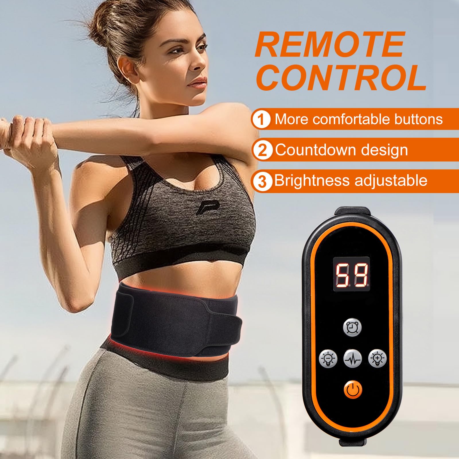 EquiZen Red Light Therapy Belt - Red Light Therapy for Body, Infrared Light Therapy Device EquiZen buy supplements canada