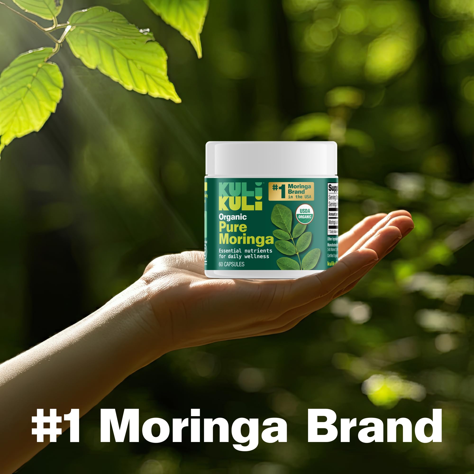 KULI KULI Organic Pure Moringa Capsules, 60 CT Kuli Kuli buy supplements canada