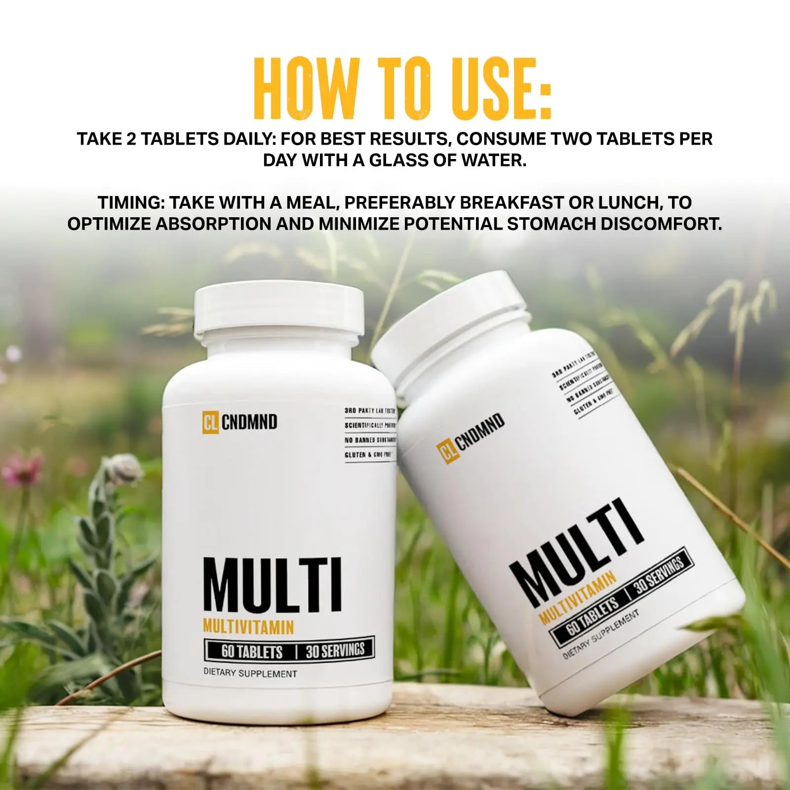 CONDEMNED Multivitamin for Men & Women | for Overall Wellness | Essential Vitamins, Minerals, & Nutrients CONDEMNED buy supplements canada