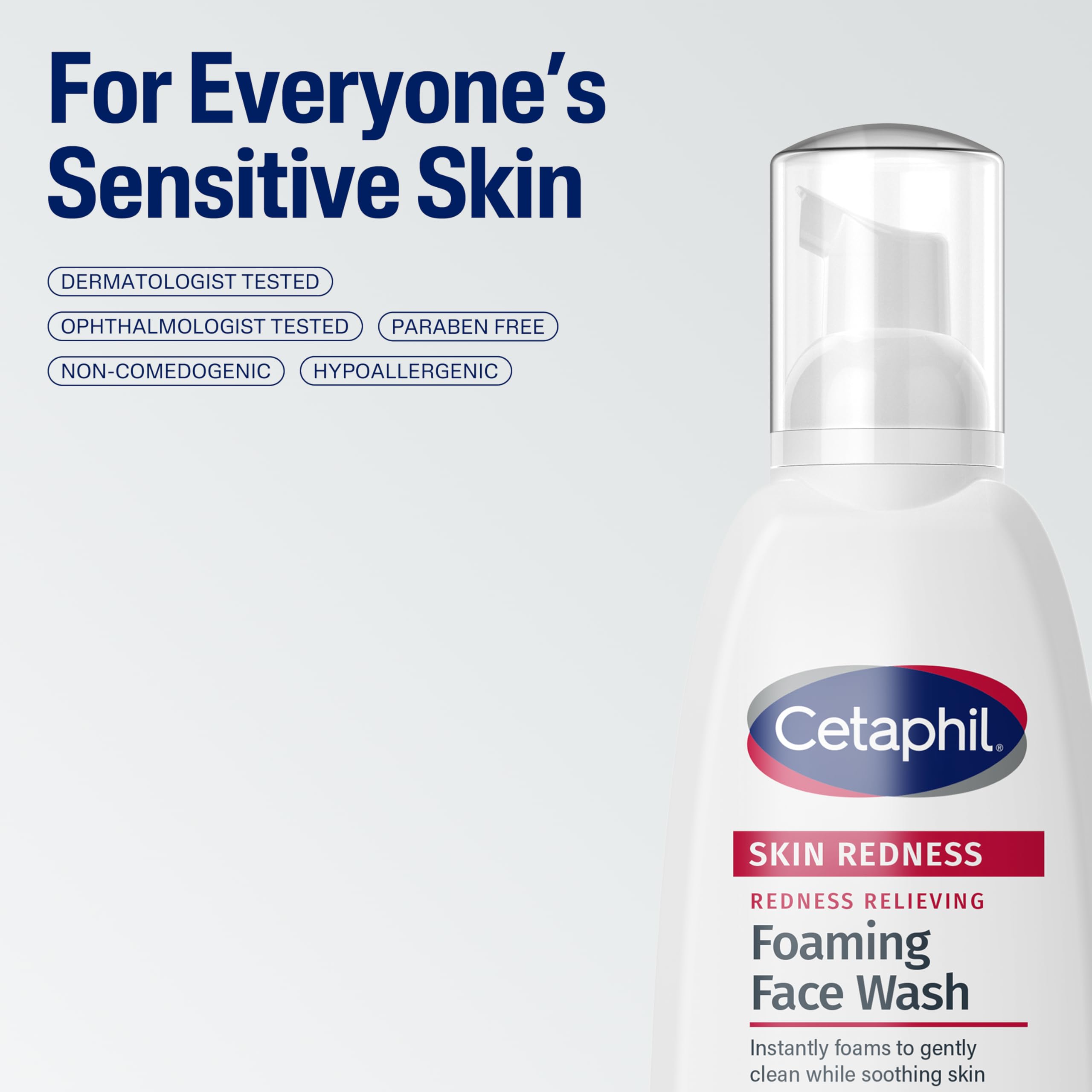 Cetaphil Redness Relieving Foaming Face Wash For Sensitive Skin, 8 Fl Oz, Gently Cleanses Cetaphil buy supplements canada