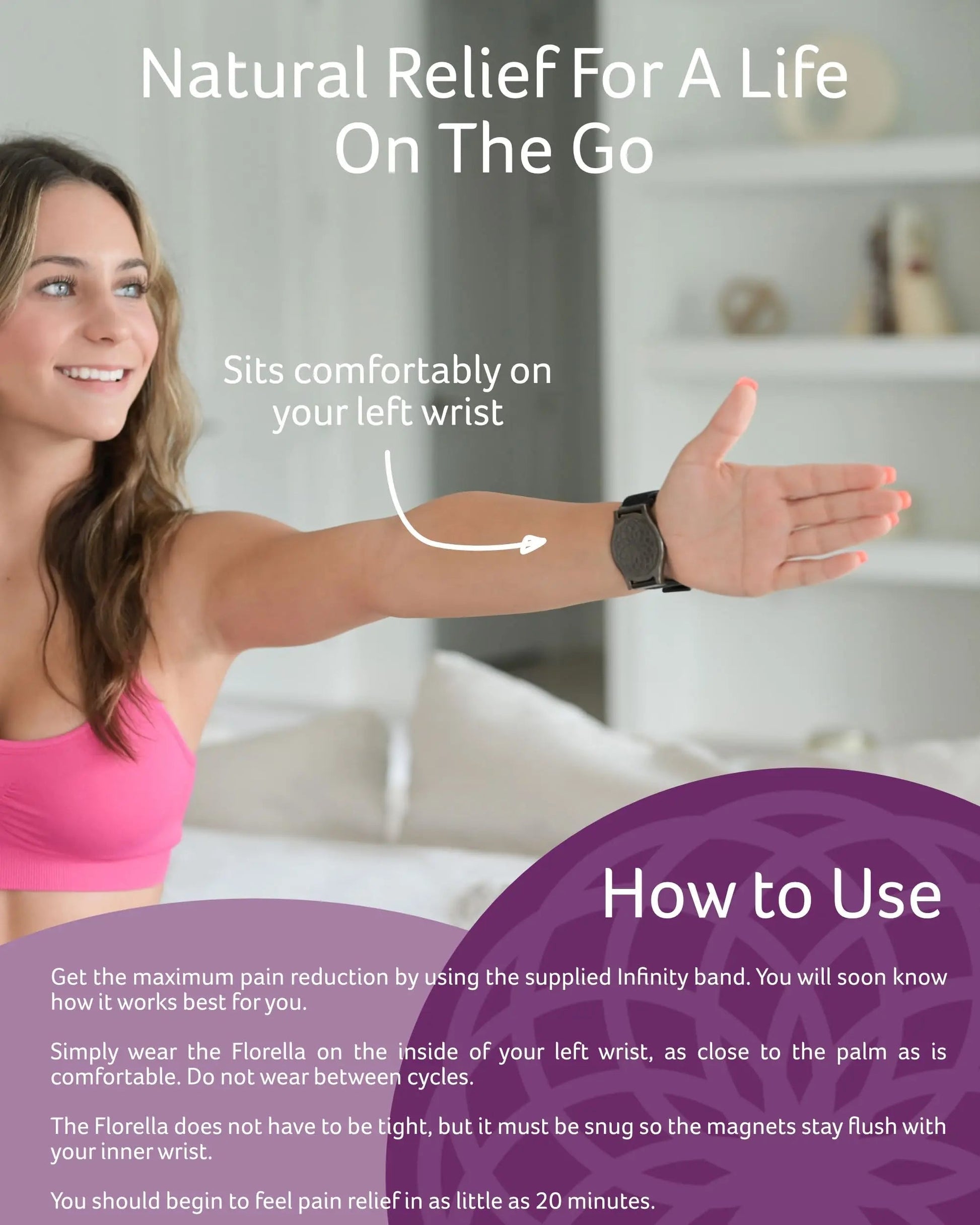 MediMags Period Pain Relief Device - Clinically Proven, All Natural Relief for A Life On The Go - The Florella Therapeutic Device Helps Alleviate The Pain from Menstrual Cramps. Florella buy supplements canada